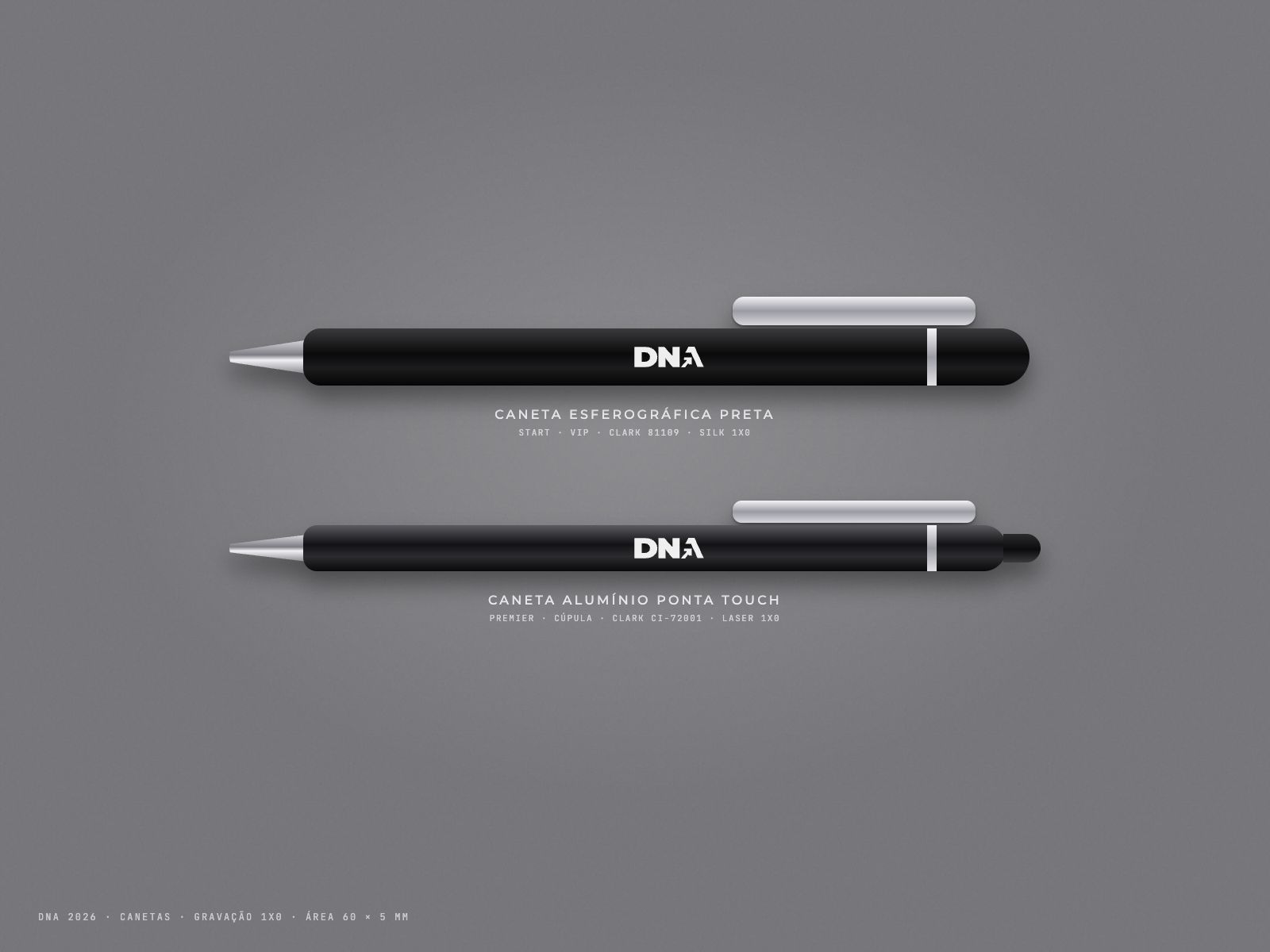 Canetas com DNA gravado