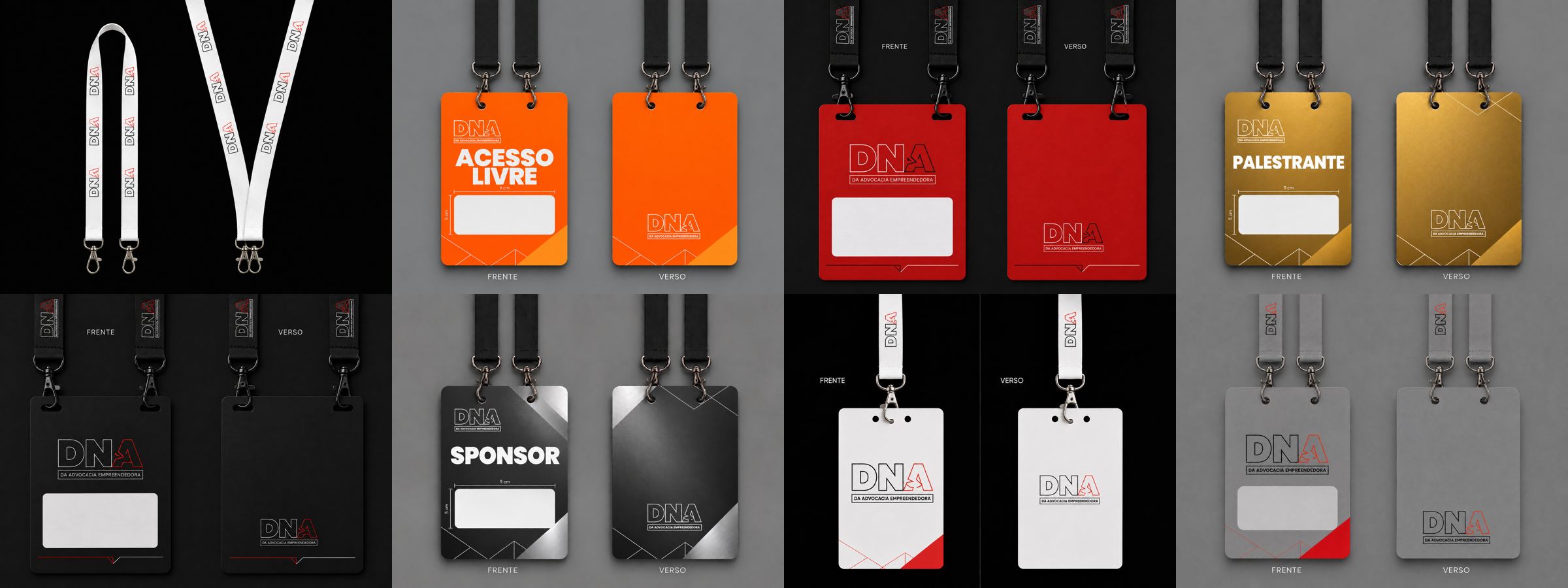 Os mockups de referência enviados pelo cliente